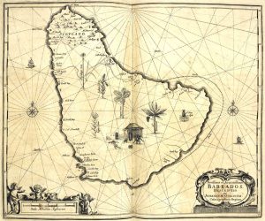 Old Antique Maps of Barbados 1500-1900