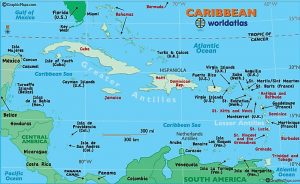 Read more about the article Caribbean Map / Map of the Caribbean – Maps and Information About the Caribbean