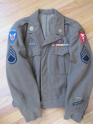 Read more about the article WW2 11th Airborne US Army Ike Jacket With Jump Wings & Oval