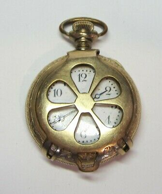 You are currently viewing Old Signed NEW ENGLAND CAVOUR Gold Filled Pocket Watch  *AS FOUND*