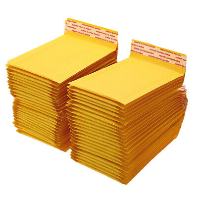You are currently viewing 50/100/200/500 Kraft Bubble Mailers Padded Envelope Shipping Bags Seal Any Size