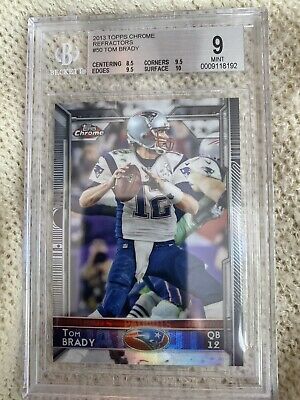 You are currently viewing 2014-15 Topps Chrome Tom Brady Refractor #50 – BGS 9 Mint  Super Bowl Pats