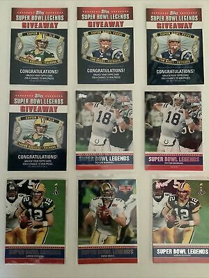 You are currently viewing 2011 Topps (2) Tom Brady Super Bowl Legends Giveaway #SBLG-7 &13 More Super Bowl