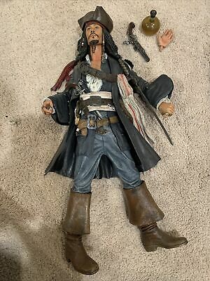 You are currently viewing Jack Sparrow Disney NECA 2004 18″ Toy Figure Pirates of the Caribbean talking