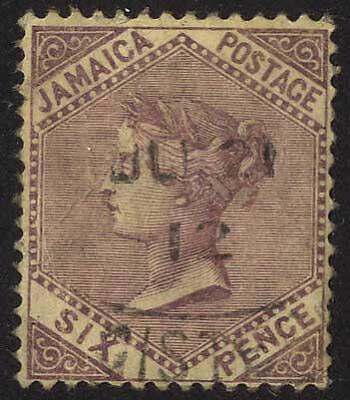 You are currently viewing Jamaica SG52a Purple on Chalk-surface paper Fine used cat 38 pounds